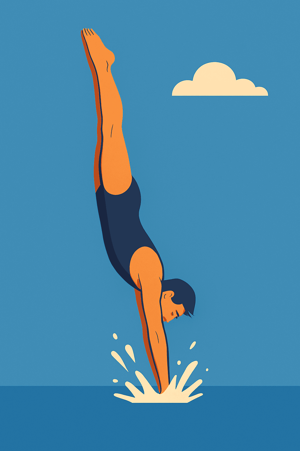 Platform diving session