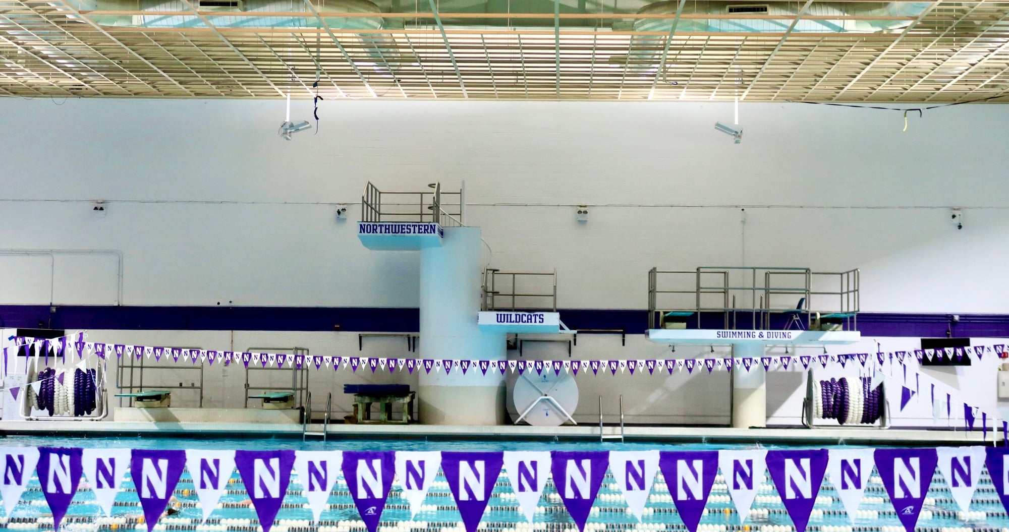 Diving team practice